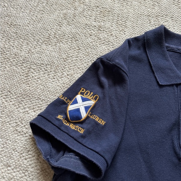 Ralph Lauren Black Watch Navy Polo Shirt - Picture 4 of 8
